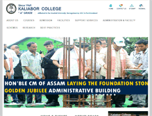 Tablet Screenshot of kaliaborcollege.org